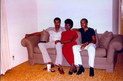 On Our Way To The Club With My Brother. Long Beach, CA. (1986)